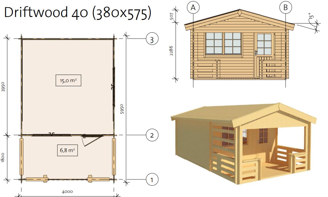 The Montana Cabin Porch