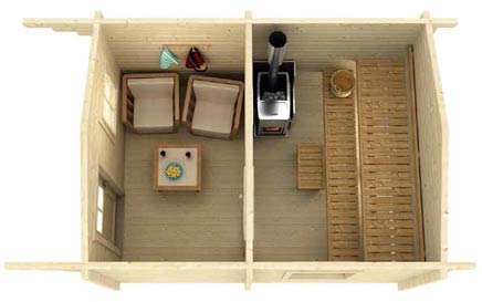 The Joonas Sauna Inside