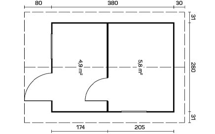 The Joonas Sauna Size