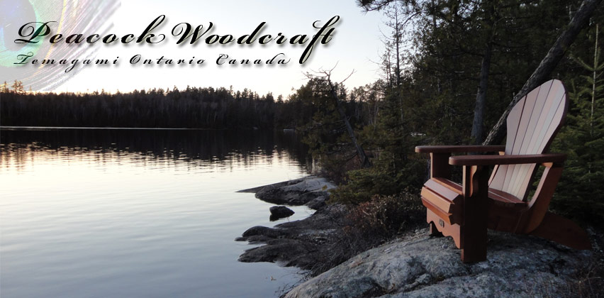 Peacock Woodcraft, Temagami, Ontario, Canada.