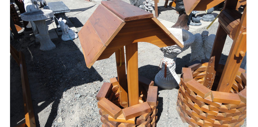 Peacock Wishing Well